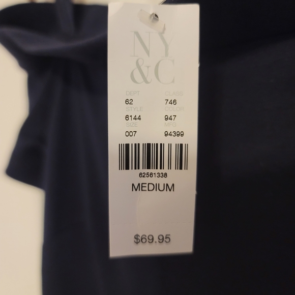 NWT New York & Company Medium Navy Blue Business to Evening Jumper - Picture 7 of 10
